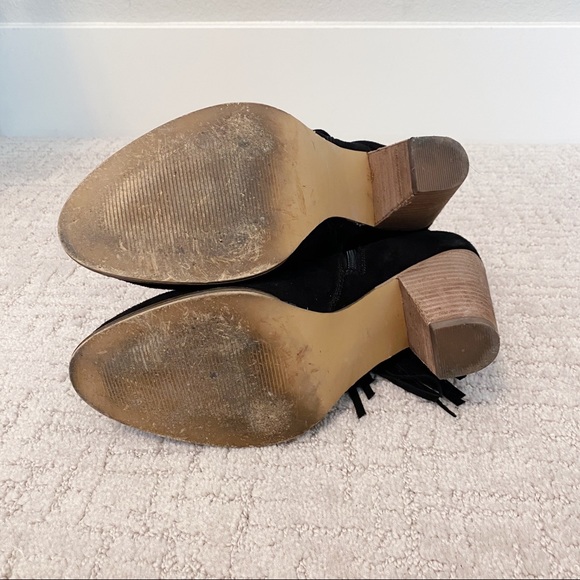 STEVE MADDEN Ponncho Fringe Booties - Picture 7 of 8